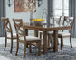 Moriville Dining Table and 4 Chairs at Towne & Country Furniture (AL) furniture, home furniture, home decor, sofa, bedding