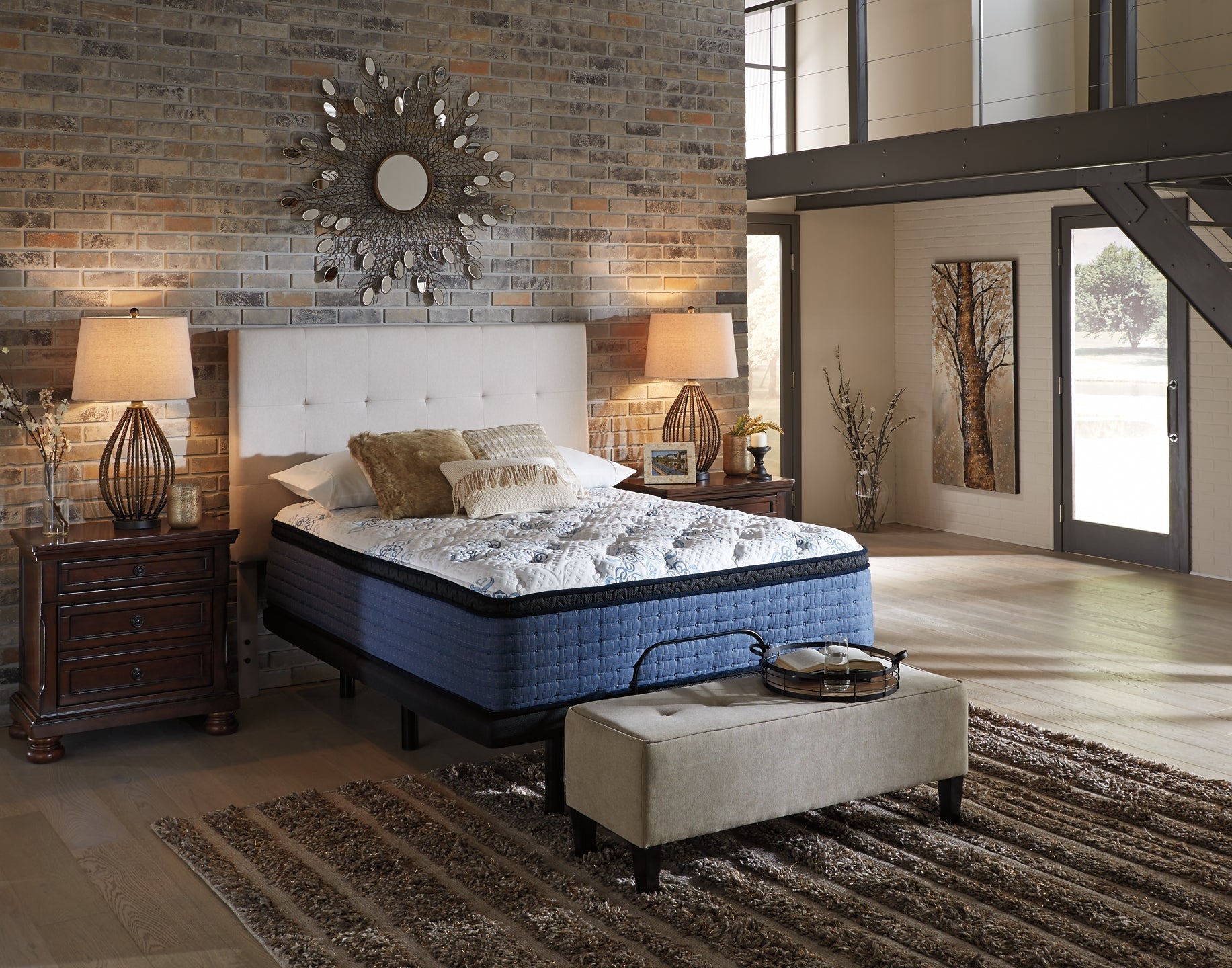 Mt Dana Euro Top Mattress with Adjustable Base at Towne & Country Furniture (AL) furniture, home furniture, home decor, sofa, bedding