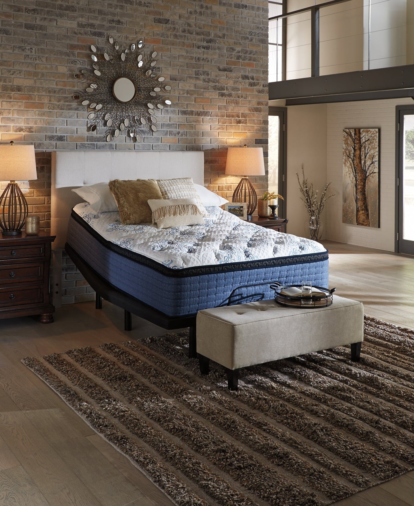 Mt Dana Euro Top Mattress with Adjustable Base at Towne & Country Furniture (AL) furniture, home furniture, home decor, sofa, bedding