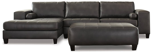 Nokomis 2-Piece Sectional with Ottoman at Towne & Country Furniture (AL) furniture, home furniture, home decor, sofa, bedding