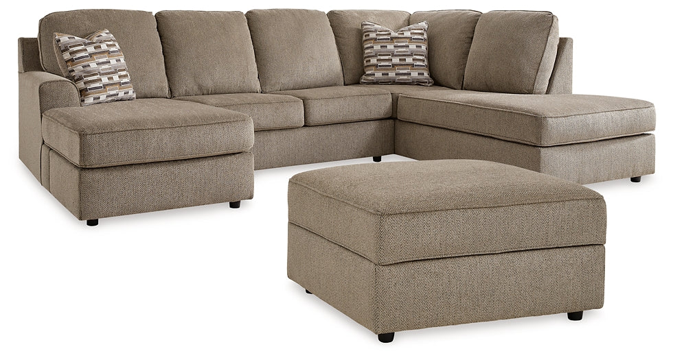 O'Phannon 2-Piece Sectional with Ottoman at Towne & Country Furniture (AL) furniture, home furniture, home decor, sofa, bedding