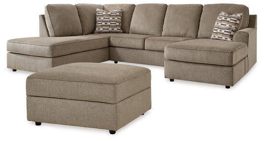 O'Phannon 2-Piece Sectional with Ottoman at Towne & Country Furniture (AL) furniture, home furniture, home decor, sofa, bedding