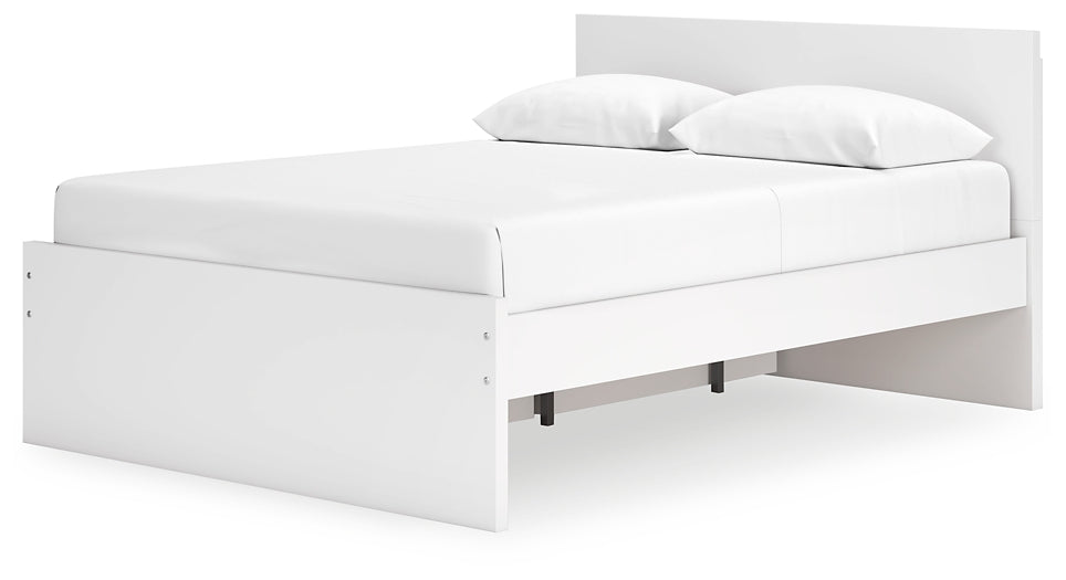 Onita  Panel Platform Bed With 1 Side Storage at Towne & Country Furniture (AL) furniture, home furniture, home decor, sofa, bedding