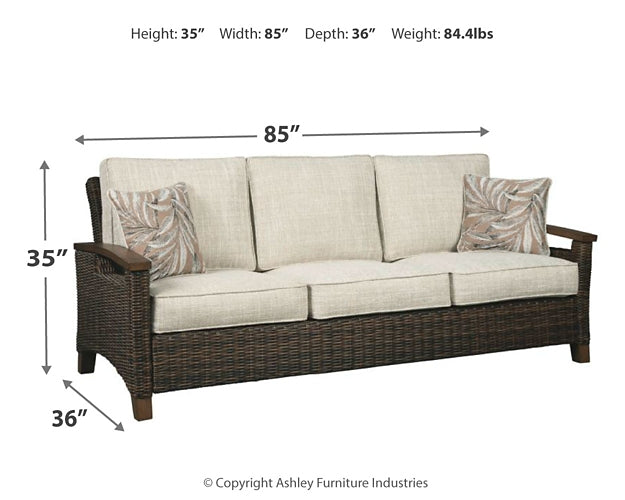 Paradise Trail Sofa with Cushion at Towne & Country Furniture (AL) furniture, home furniture, home decor, sofa, bedding