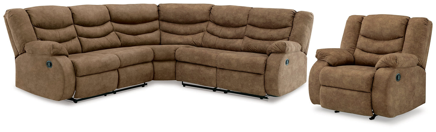 Partymate 2-Piece Sectional with Recliner at Towne & Country Furniture (AL) furniture, home furniture, home decor, sofa, bedding