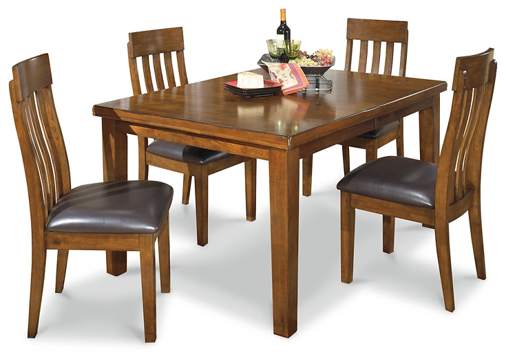 Ralene Dining Table and 4 Chairs at Towne & Country Furniture (AL) furniture, home furniture, home decor, sofa, bedding