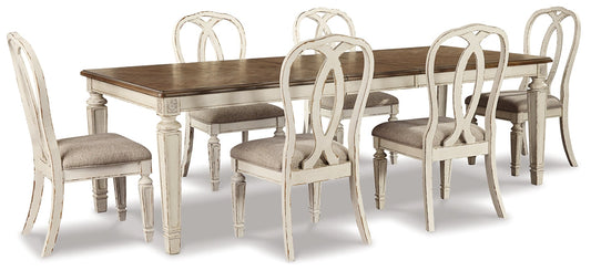 Realyn Dining Table and 6 Chairs at Towne & Country Furniture (AL) furniture, home furniture, home decor, sofa, bedding