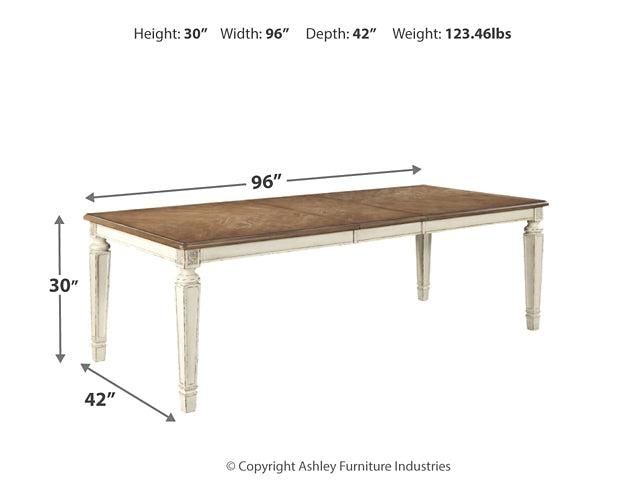 Realyn Dining Table and 8 Chairs at Towne & Country Furniture (AL) furniture, home furniture, home decor, sofa, bedding