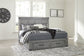 Russelyn King Storage Bed with Mirrored Dresser and Chest at Towne & Country Furniture (AL) furniture, home furniture, home decor, sofa, bedding