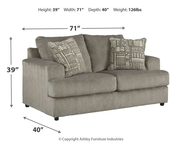 Soletren Loveseat at Towne & Country Furniture (AL) furniture, home furniture, home decor, sofa, bedding