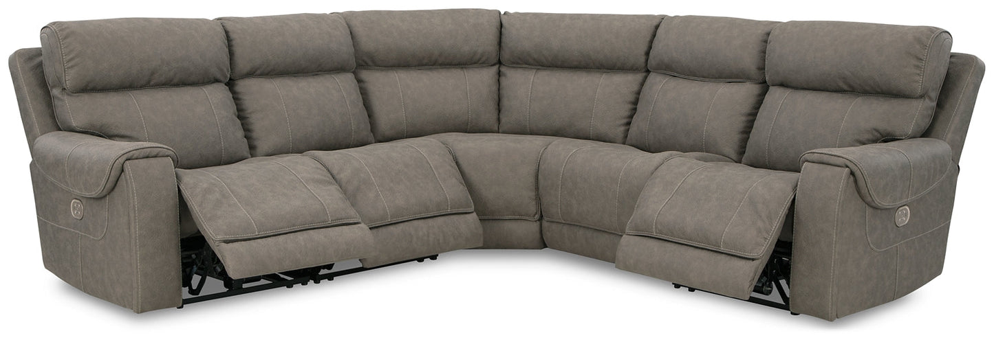 Starbot 5-Piece Power Reclining Sectional at Towne & Country Furniture (AL) furniture, home furniture, home decor, sofa, bedding