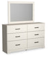 Stelsie Twin Panel Bed with Mirrored Dresser, Chest and Nightstand at Towne & Country Furniture (AL) furniture, home furniture, home decor, sofa, bedding