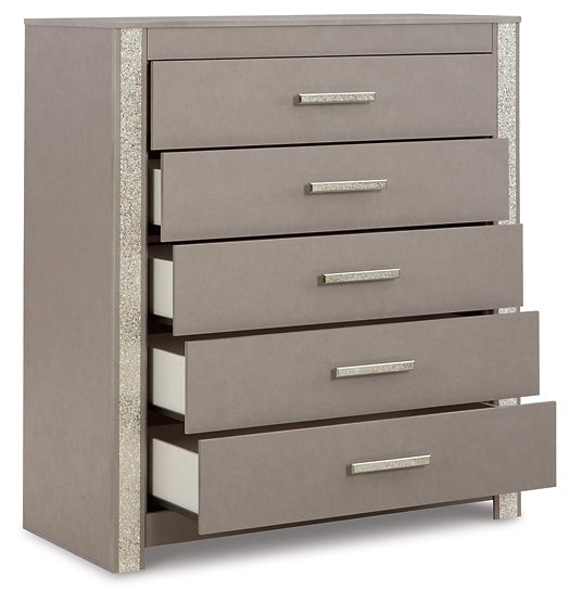 Surancha Five Drawer Wide Chest at Towne & Country Furniture (AL) furniture, home furniture, home decor, sofa, bedding