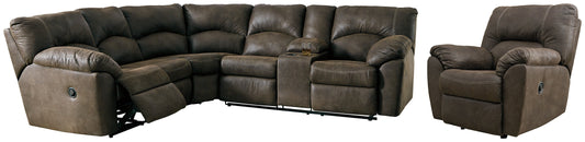 Tambo 2-Piece Sectional with Recliner at Towne & Country Furniture (AL) furniture, home furniture, home decor, sofa, bedding