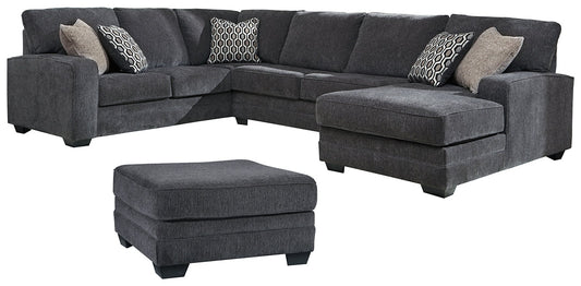 Tracling 3-Piece Sectional with Ottoman at Towne & Country Furniture (AL) furniture, home furniture, home decor, sofa, bedding