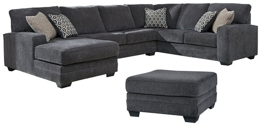 Tracling 3-Piece Sectional with Ottoman at Towne & Country Furniture (AL) furniture, home furniture, home decor, sofa, bedding