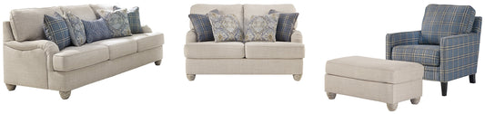 Traemore Sofa, Loveseat, Chair and Ottoman at Towne & Country Furniture (AL) furniture, home furniture, home decor, sofa, bedding