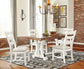 Valebeck Dining Table and 4 Chairs at Towne & Country Furniture (AL) furniture, home furniture, home decor, sofa, bedding