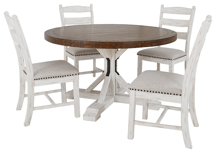 Valebeck Dining Table and 4 Chairs at Towne & Country Furniture (AL) furniture, home furniture, home decor, sofa, bedding