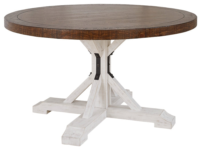 Valebeck Dining Table and 4 Chairs at Towne & Country Furniture (AL) furniture, home furniture, home decor, sofa, bedding