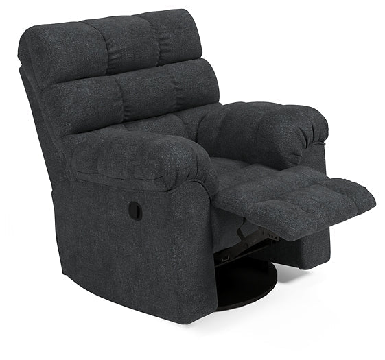 Wilhurst Swivel Rocker Recliner at Towne & Country Furniture (AL) furniture, home furniture, home decor, sofa, bedding