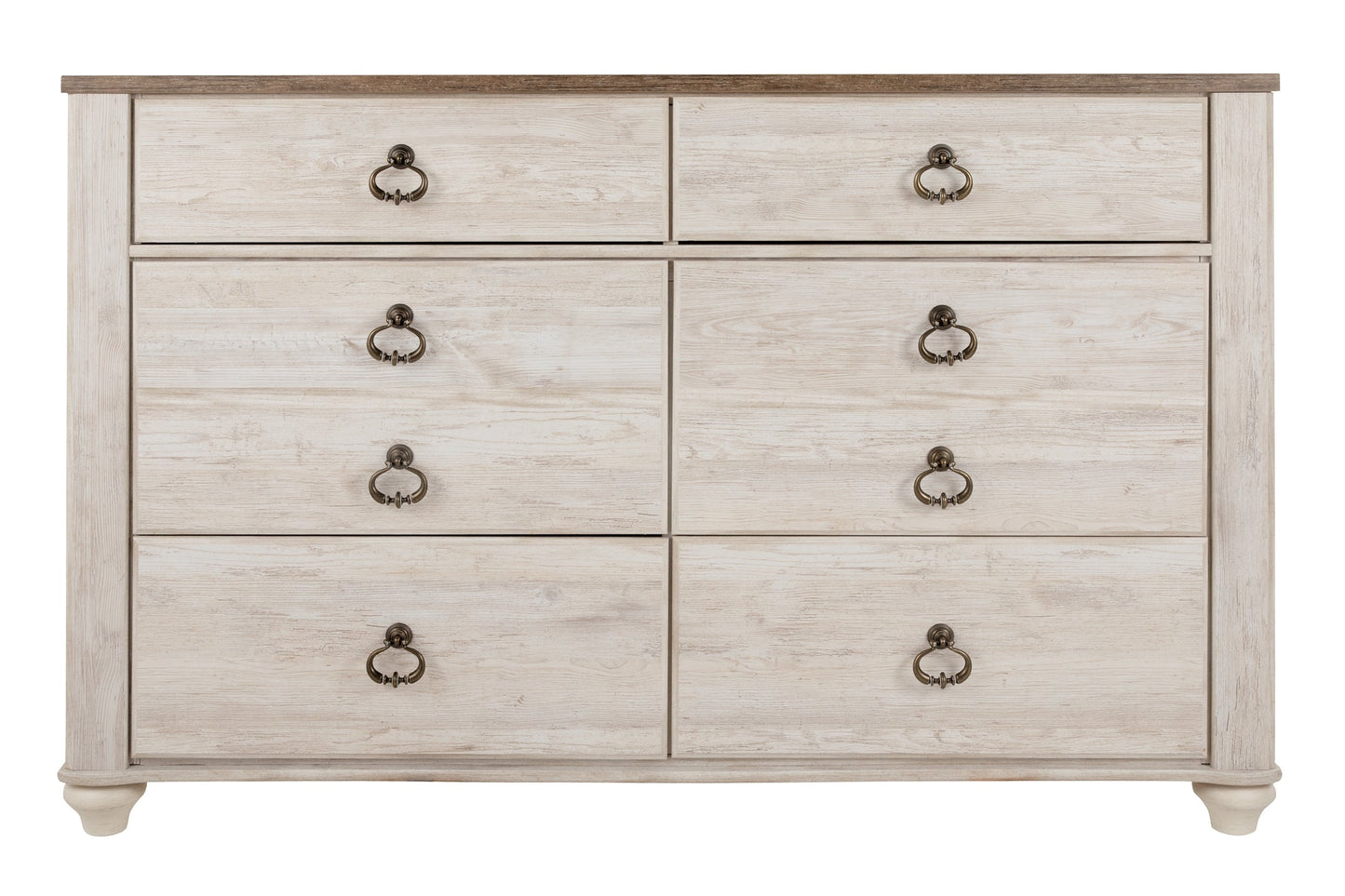 Willowton Six Drawer Dresser at Towne & Country Furniture (AL) furniture, home furniture, home decor, sofa, bedding