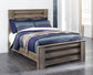 Zelen Full Panel Bed with Dresser at Towne & Country Furniture (AL) furniture, home furniture, home decor, sofa, bedding