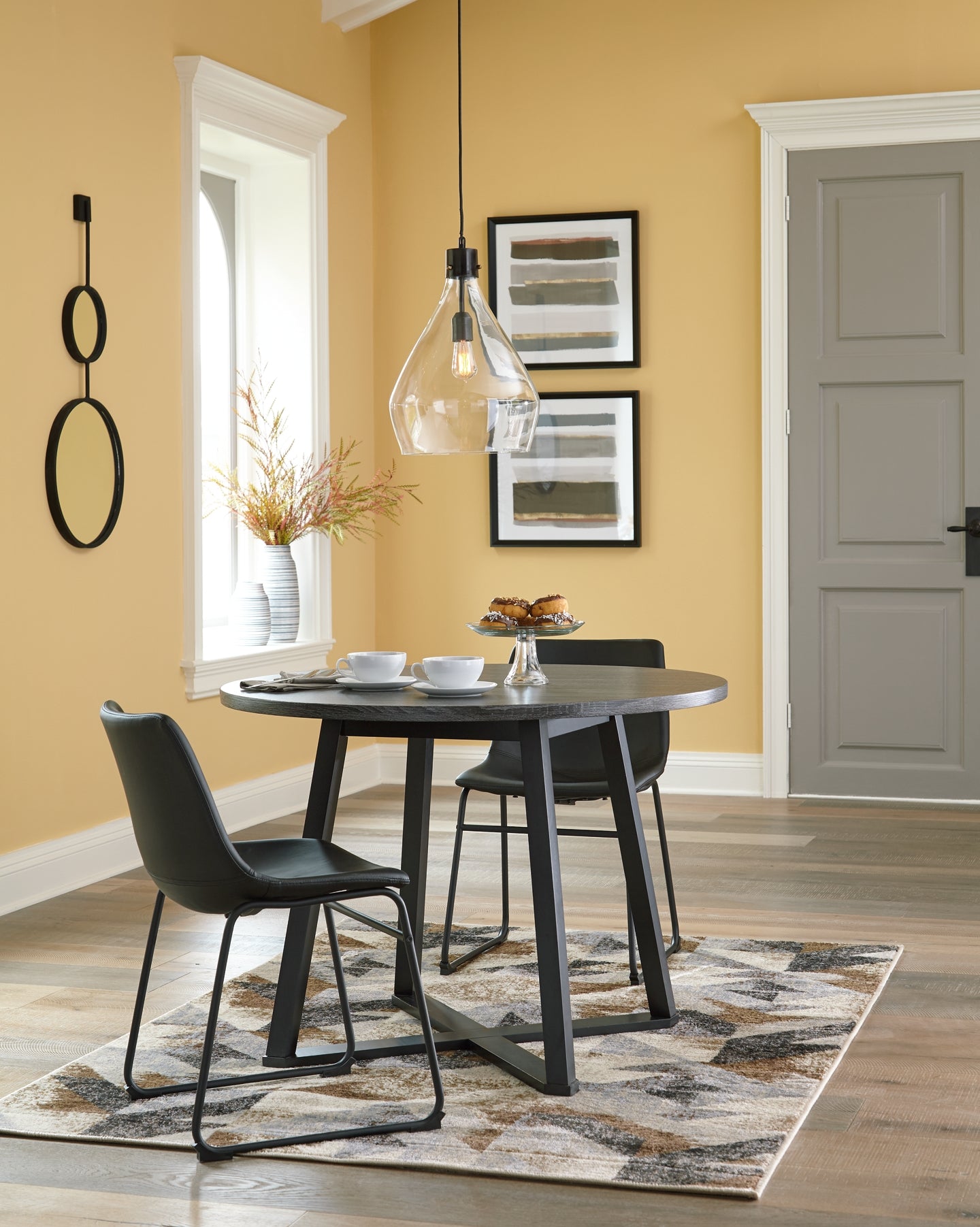 Ashley Express - Centiar Dining Table and 2 Chairs