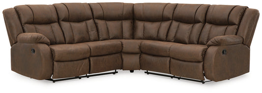 Trail Boys 2-Piece Reclining Sectional