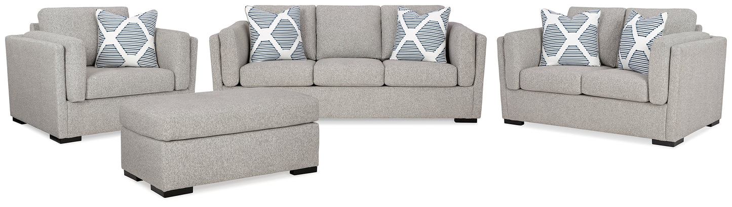 Evansley Sofa, Loveseat, Chair and Ottoman