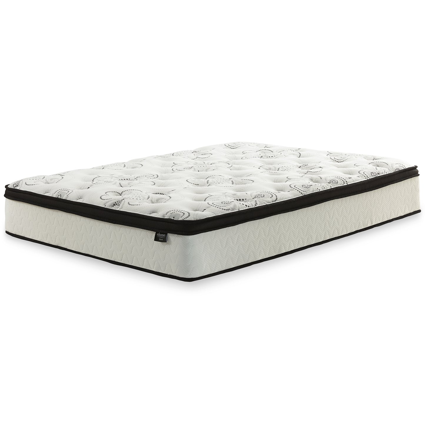 Ashley Express - Chime 12 Inch Hybrid Mattress with Foundation