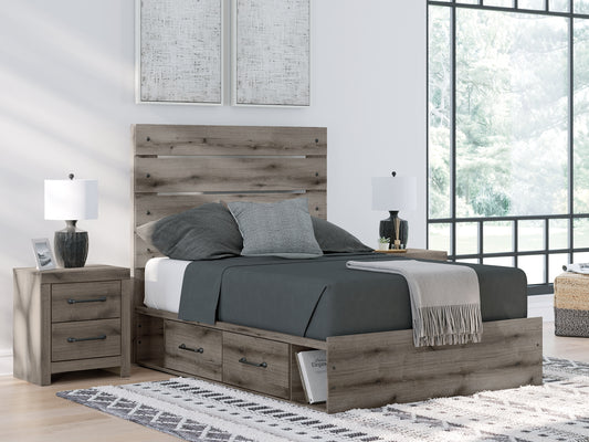 Graystorm  Panel Storage Bed