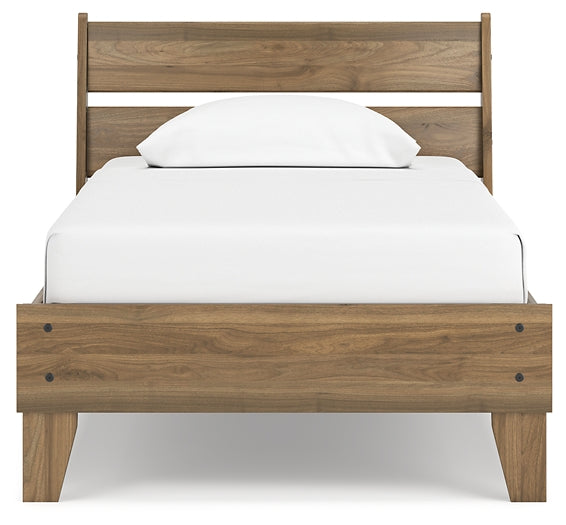 Ashley Express - Deanlow Twin Platform Panel Bed with Dresser, Chest and Nightstand