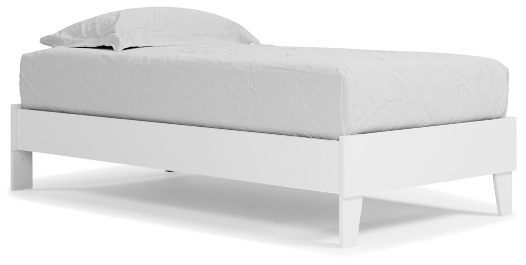 Ashley Express - Piperton Twin Platform Bed with Dresser, Chest and 2 Nightstands