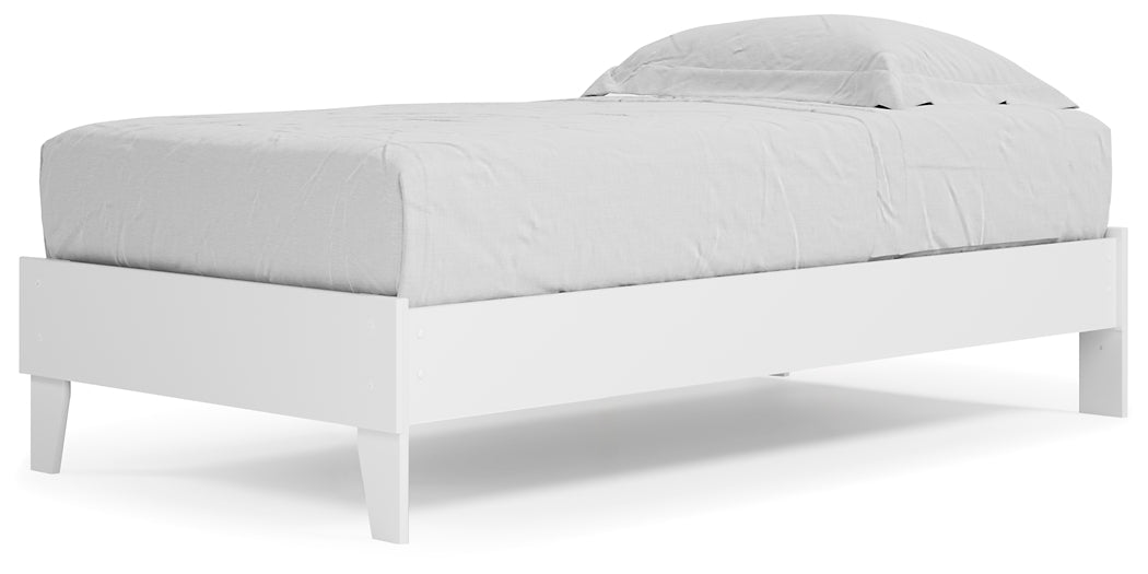 Ashley Express - Piperton Twin Platform Bed with Dresser, Chest and Nightstand